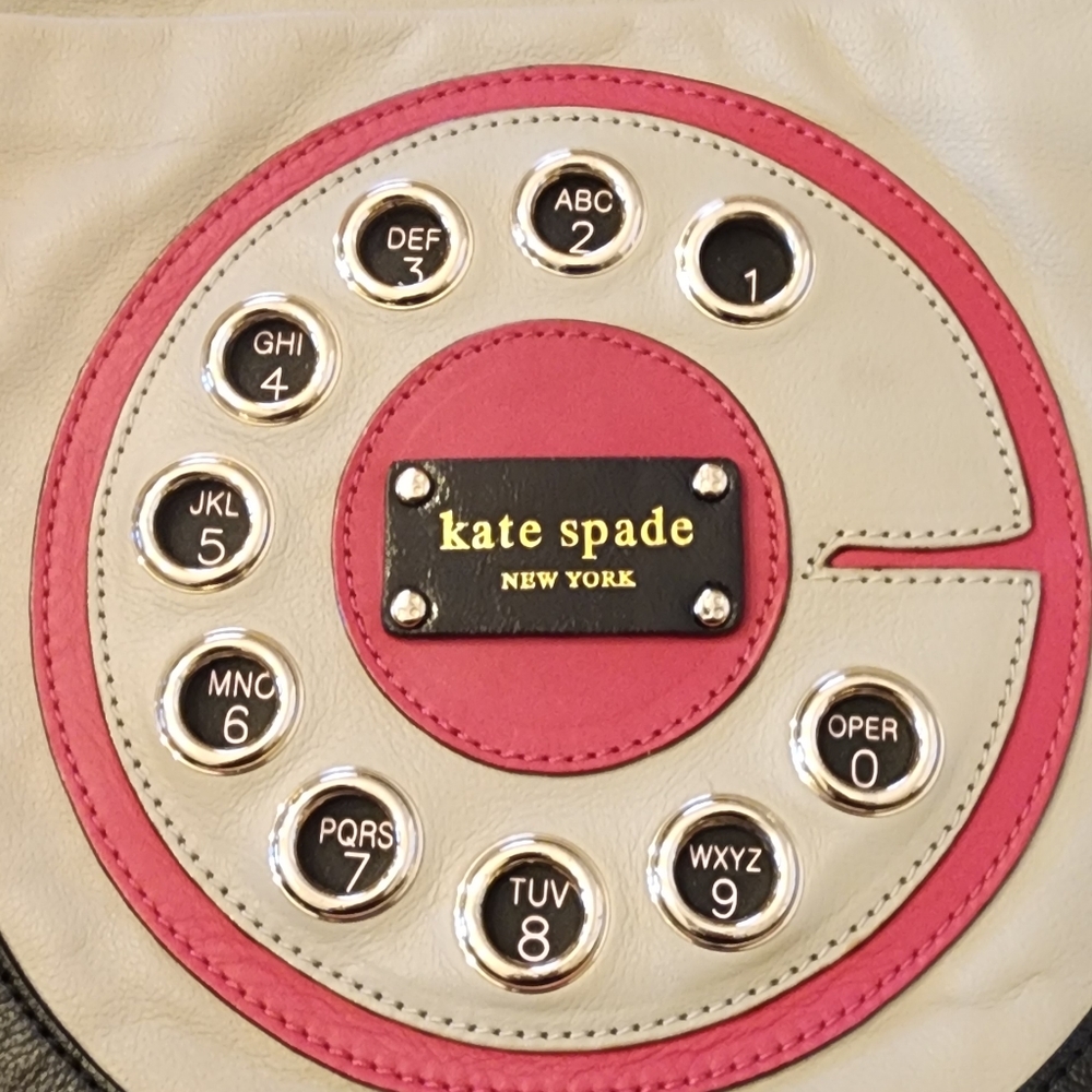 Kate Spade Gently Used Leather Telephone Call Me Bag/Purse like new
